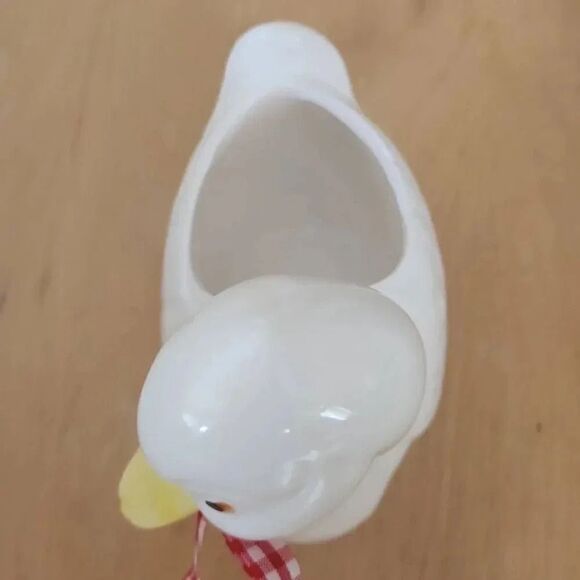 White duck porcelain planters set of 2 - Picture 4 of 11